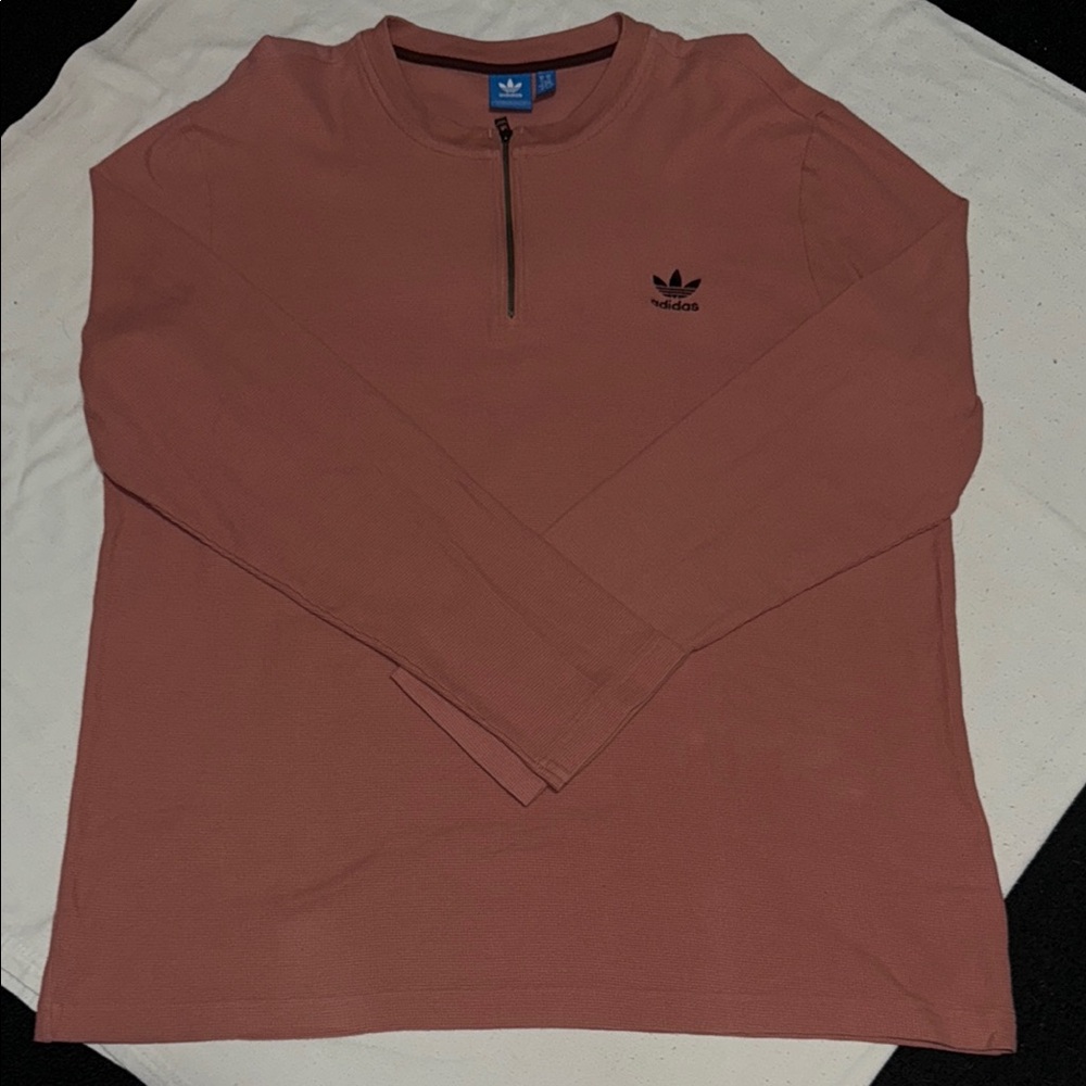 Adidas Pink Long Sleeve Pullover